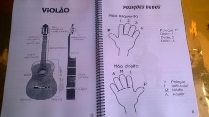 Imagem de Kit Hinário Cifrado Violão Ccb Nº5 + Curso Violão + Aprenda Dedilhado