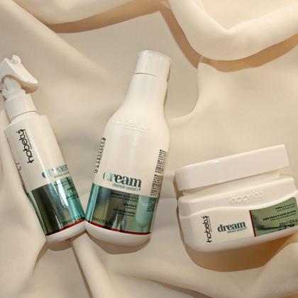 Imagem de Kit Hobety Pós Química Dream Shampoo 300mlMáscara 300gLeavein 150ml