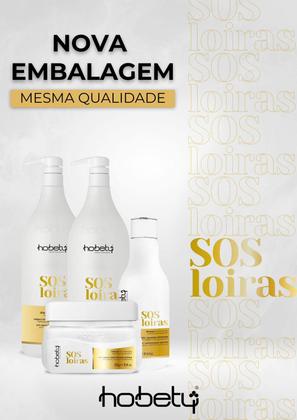 Imagem de Kit Hobety Sos Loiras Shampoo 300Ml + Máscara 300G Hobety