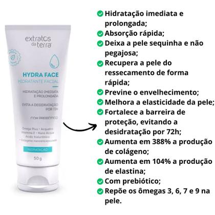 Imagem de Kit Home Care Água Micelar + Hidratante + Protetor - Extratos da Terra