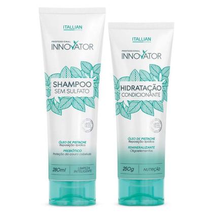Imagem de Kit Home Care Innovator com Shampoo 280ml + Hidratação 250g Itallian Hairtech