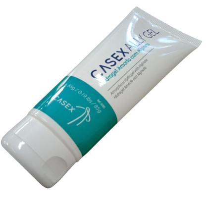 Imagem de Kit Hospitalar 1un Gel Hidrogel Bisnaga 85g + 05 Curativo Alginato Calcio Tratamento De Feridas / Machucados