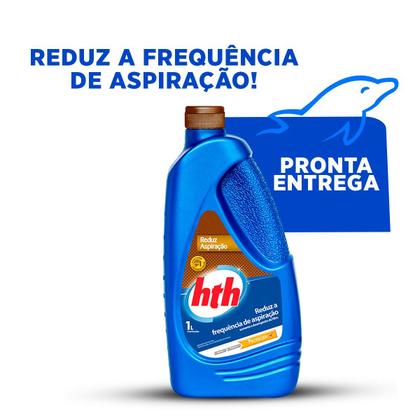 Imagem de Kit HTH Reduz Aspiração 1 Litro Para Limpeza e Manutenção De Piscina 7 Unidades