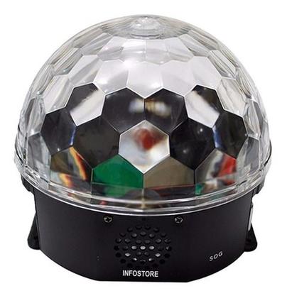 Imagem de Kit Iluminação Para Festa Dj Balada Globo Magic Projetor E Strobo Branco
