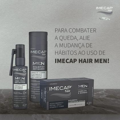 Imagem de Kit Imecap Hair Men Cabelos e Barbas Shampoo Loção Capsulas