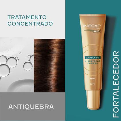 Imagem de Kit Imecap Tratamento Antiqueda Shampoo Tonico e Ampola