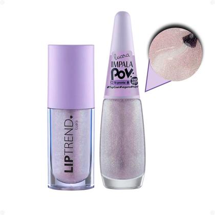 Imagem de Kit Impala Pov Luara: 2 Esmaltes, 1 Top Coat e 1 Gloss Labial