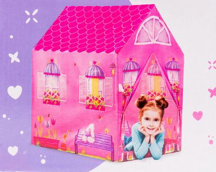 Imagem de Kit Infantil Barraca Casinha +Jantarzinho P/ Brincar Casinha