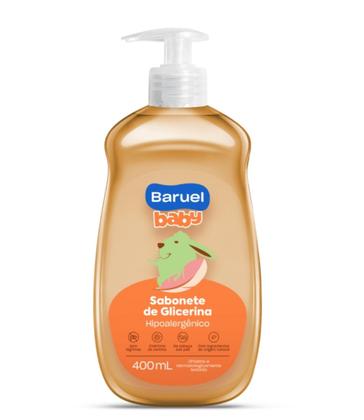 Imagem de Kit Infantil Baruel Baby Suave -Shampoo 400ml l+ Cond 210ml+ Sabonete Liq 400ml Glicerina