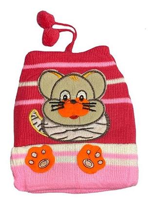 Imagem de Kit Infantil Bebê Touca Pompom Gorro Cachecol Gola Lã Invern