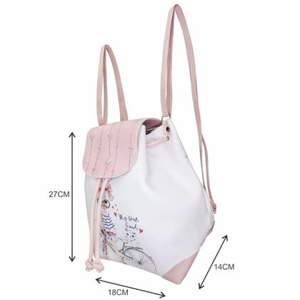 Imagem de Kit Infantil Bolsa Juvenil Feminino Mochila Chinelo Menina Bike Magicc