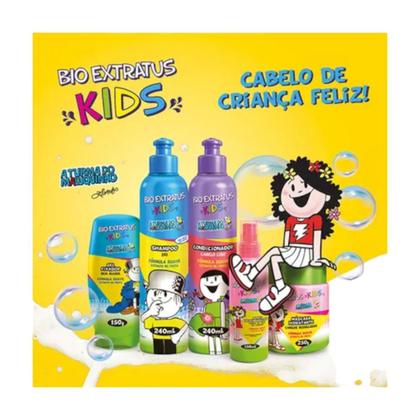 Imagem de Kit Infantil Cabelo cacheado Kids 1 Máscara 240g 1 Finalizador 150g