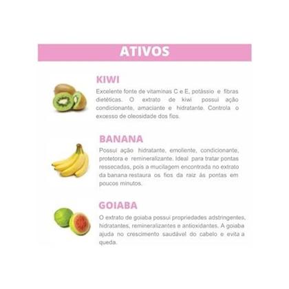 Imagem de Kit Infantil Cabelo cacheado Kids 1 Máscara 240g 1 Finalizador 150g