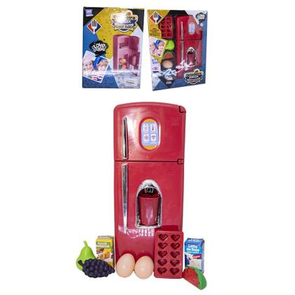 Imagem de Kit Infantil Cozinha Chefe Geladeira Air Fryer Cooktop 26pç
