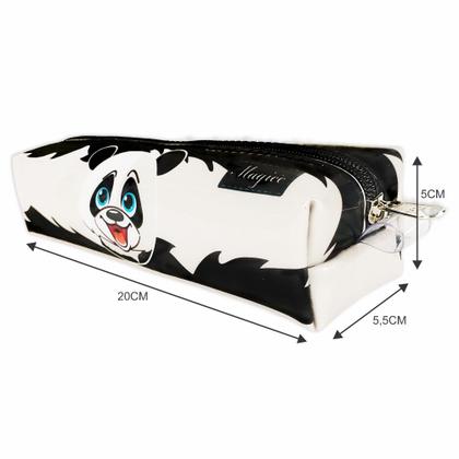 Imagem de Kit Infantil Feminino Bolsa e Estojo Ursinho Panda, Magicc Bolsas