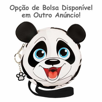 Imagem de Kit Infantil Feminino Bolsa e Estojo Ursinho Panda, Magicc Bolsas