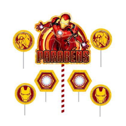 Imagem de Kit Infantil Festa Fácil Homem de Ferro - Piffer