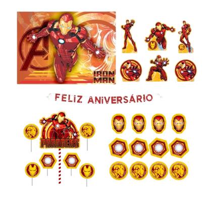 Imagem de Kit Infantil Festa Fácil Homem de Ferro - Piffer