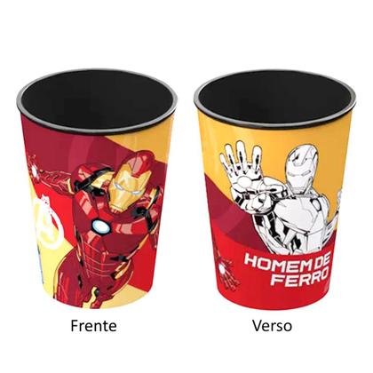 Imagem de Kit Infantil Homem de Ferro com Copos e Caneca Iron Man Livre BPA