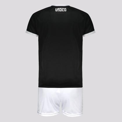 Imagem de Kit Infantil Kappa Vasco Supporter Class Preto