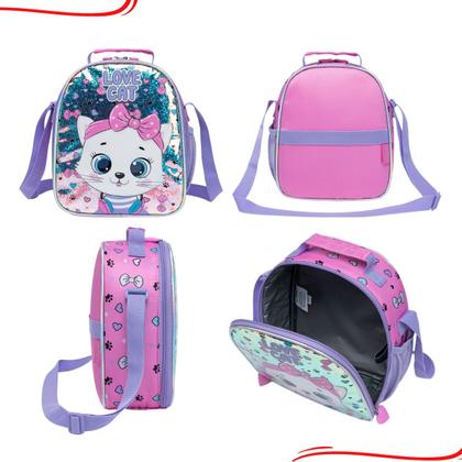 Imagem de Kit infantil mochila rodinha reforçada yupe