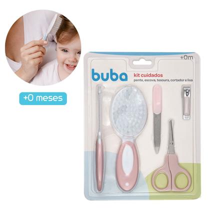 Imagem de Kit Infantil para Cuidado e Higiene do Bebê Acessórios e Tesoura
