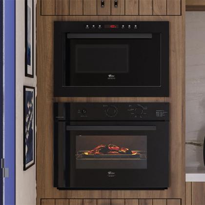 Imagem de Kit Infinity Fischer: Forno a Gás Grill 50L e Cooktop 5B Mesa Inox