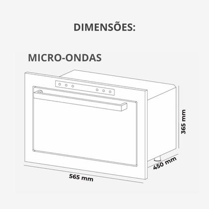 Imagem de Kit Infinity Fischer: Forno Elétrico Cooktop 5B e Micro-ondas