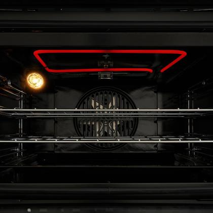 Imagem de Kit Infinity Fischer: Micro-ondas Inox Grill e Forno com Air Fryer 50L