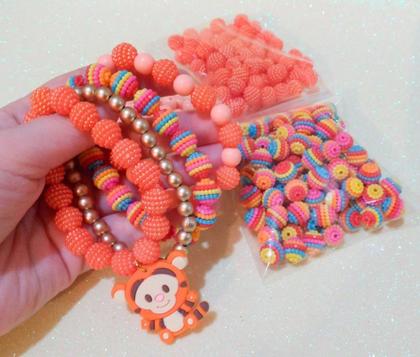 Imagem de Kit Iniciante Pulseiras C/ Miçangas Coloridas Turma Do Pooh - Exclusivo Decosanato