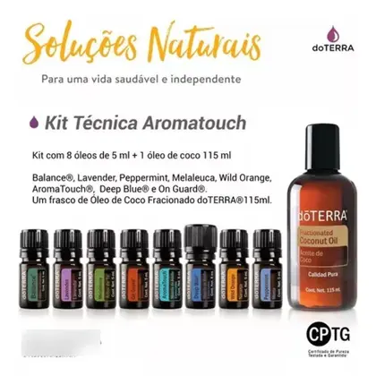 Kit Início Rápido nos óleos essenciais - 8unid de 5ML cada + 1