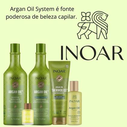 Imagem de Kit Inoar Argan Oil C/3 Óleos Capilares 7ml