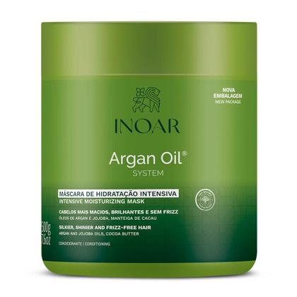 Imagem de Kit inoar argan oil shampoo hidratante 1l/condicionador hidratante 1l/ máscara de hidratação500g/
