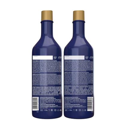 Imagem de Kit Inoar Baccarah Blue Amêndoas Doces e Tamara Shampoo 1 Litro e Condicionador 800ml