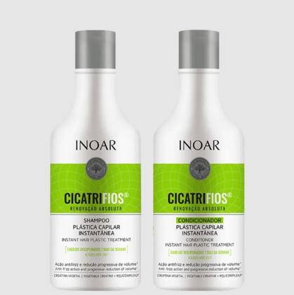 Imagem de Kit Inoar Cicatrifios Shampoo 500ml + Condicionador 500ml