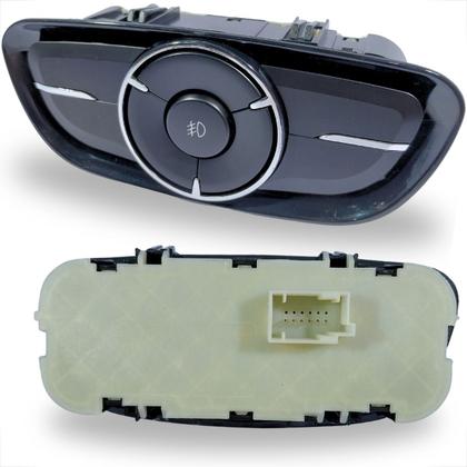 Imagem de Kit instalação completa farol de milha fiat argo e cronos de 2017 à 2021 com botão estilo original + lâmpada led s14