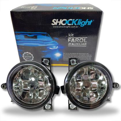 Imagem de Kit instalação completo farol de milha volkswagen vw g4 gol parati e saveiro de 2006 à 2009 + lâmpada led s14