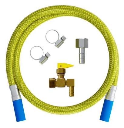 Imagem de Kit Instalacao Cooktop C/ Flexivel E Registro 1,20mt Blukit