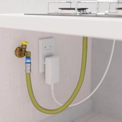 Imagem de Kit Instalacao Cooktop C/ Flexivel E Registro 1,20mt Blukit