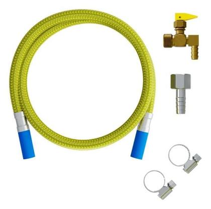 Imagem de Kit Instalacao Cooktop C/ Flexivel E Registro 1,20mt Blukit