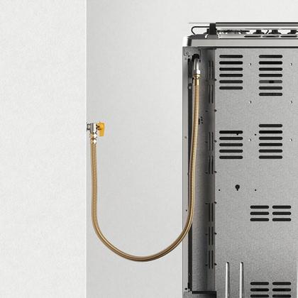 Imagem de Kit Instalação Gás Encanado com Registro para Forno de Embutir, Cooktop e Fogão de Embutir Electrolux