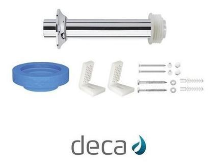 Imagem de Kit instalação para bacia convencional fixação lateral deca 1201.c.kit.p