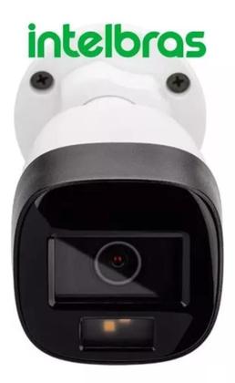 Imagem de kit Intelbras 6 Câmera Segurança Multi Hd Vhd 1120 B Full Color Imagem Colorida Noturna e Diurna