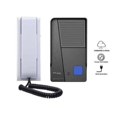 Imagem de Kit Interfone Hdl Class Grafite Porteiro Eletrônico Residencial