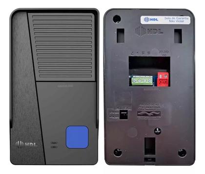 Imagem de Kit Interfone Hdl Class Grafite Porteiro Eletrônico Residencial