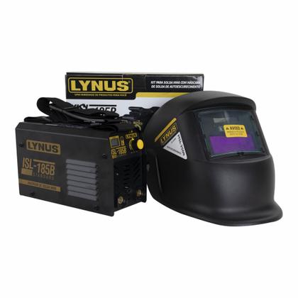 Imagem de Kit Inversor de solda LYNUS 140A BIVOLT + Máscara de solda automática