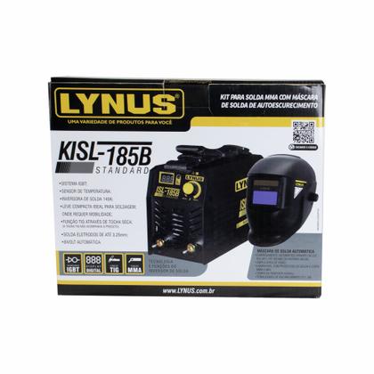 Imagem de Kit Inversor de solda LYNUS 140A BIVOLT + Máscara de solda automática