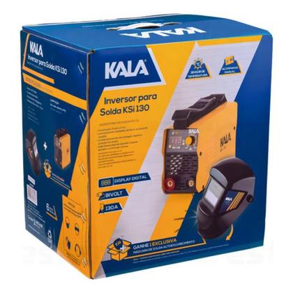Imagem de Kit Inversor De Solda Tig 130a Bivolt + Máscara - Kala
