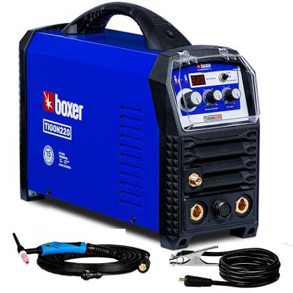 Imagem de Kit Inversora de solda TIG DC 220A TIGON 220 + Máscara auto escurecimento (220V)