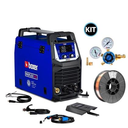 Imagem de Kit Inversora Solda Multiprocesso Boxer Migflex 160Bv Bivolt